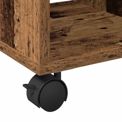 Масичка с рафт Старо дърво 50 x 30 x 55 см Инженерно дърво