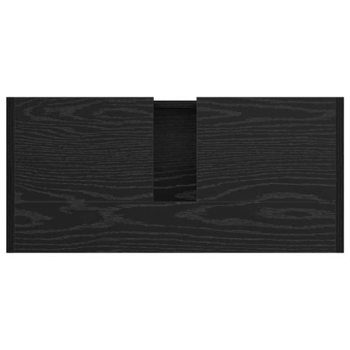 Шкаф за баня с врата Черния дъб 63 x 29 x 55 cm Инженерно дърво