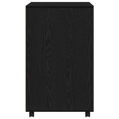 За шкафове с рафт с колело с врата Черния дъб 60 x 48 x 74.5 см