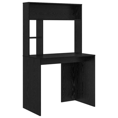 Бюро с рафт Черния дъб 91 x 50 x 149 см Инженерно дърво