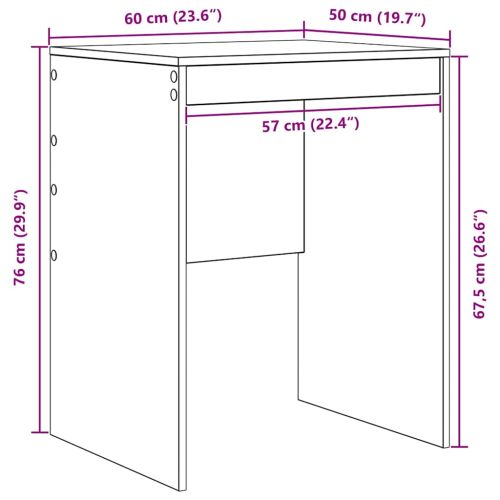 Бюро Старо дърво 60 x 50 x 76 см