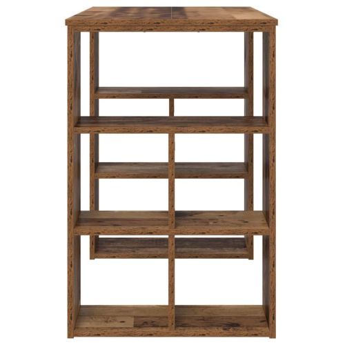 Бюро с рафт Старо дърво 90 x 50 x 75 см Инженерно дърво