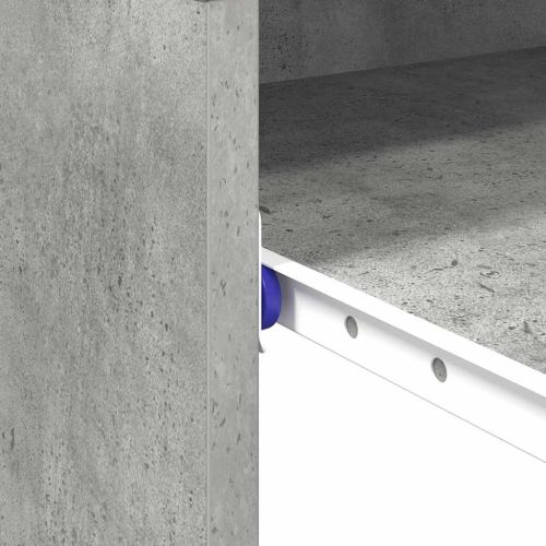 Бюро Циментено сиво 77.5 x 43 x 79 см Инженерно дърво