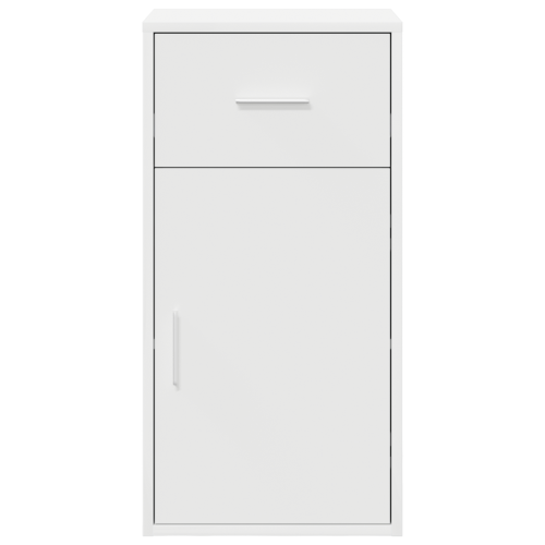 Служебен шкаф с чекмедже Бяло 38 x 34 x 75 см
