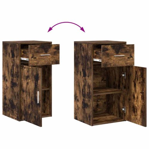 Служебен шкаф с чекмедже Димян дъб 38 x 34 x 75 см