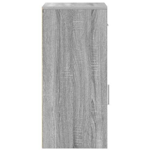 Служебен шкаф с чекмедже Сив Сонома 38 x 34 x 75 см