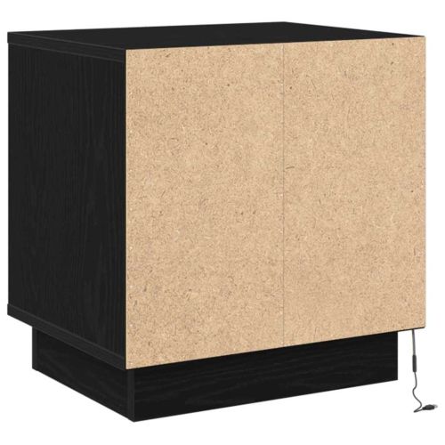 Нощен шкаф Черно 44 x 34,5 x 45 см Инженерно дърво
