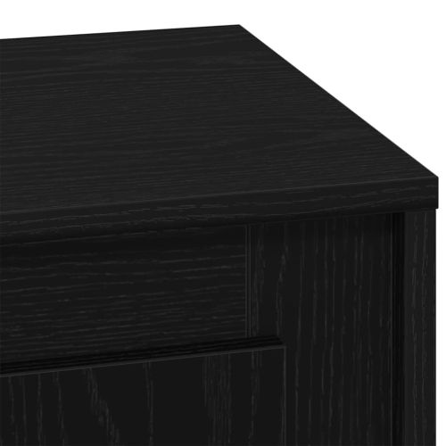 Нощен шкаф Черно 44 x 34,5 x 45 см Инженерно дърво