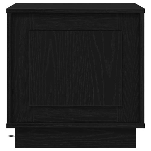 Нощен шкаф 2 pcs Черно 44 x 34,5 x 45 см Инженерно дърво