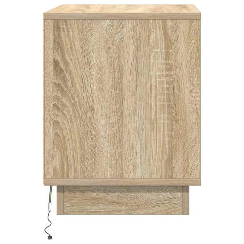 Нощен шкаф 2 pcs Сонома дъб 44 x 34,5 x 45 см Инженерно дърво
