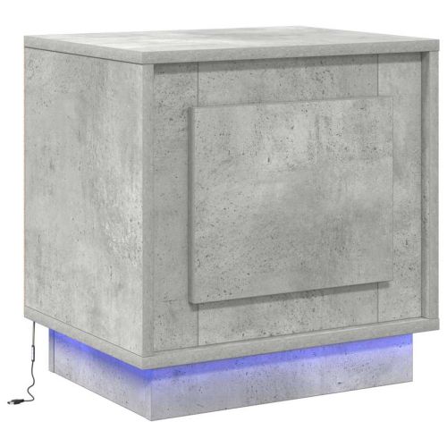 Нощен шкаф 2 pcs Циментено сиво 44 x 34,5 x 45 см