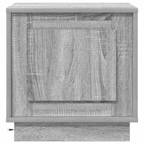 Нощен шкаф 2 pcs Сив 44 x 34,5 x 45 см Инженерно дърво