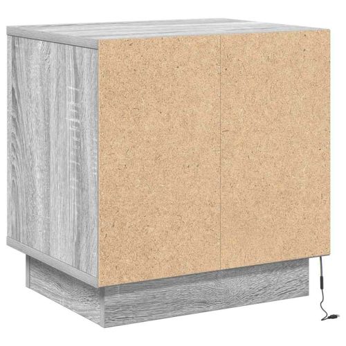 Нощен шкаф 2 pcs Сив 44 x 34,5 x 45 см Инженерно дърво