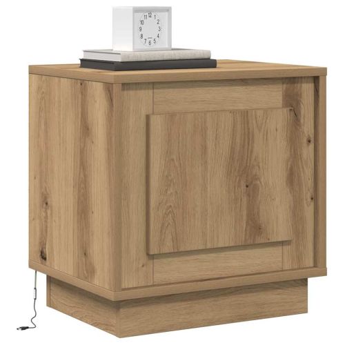 Нощен шкаф 2 pcs Дъб 44 x 34,5 x 45 см Инженерно дърво