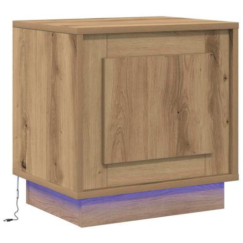 Нощен шкаф 2 pcs Дъб 44 x 34,5 x 45 см Инженерно дърво