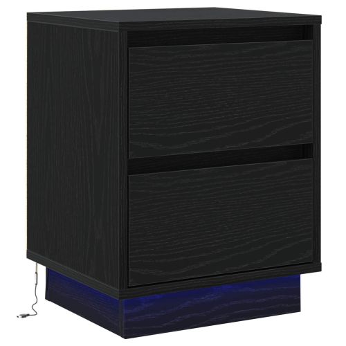 Нощен шкаф Черния дъб 39 x 34,5 x 50 см Инженерно дърво