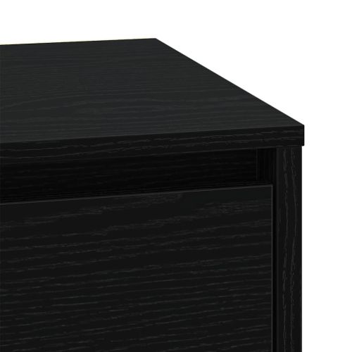 Нощен шкаф 2 pcs Черния дъб 39 x 34,5 x 50 см Инженерно дърво