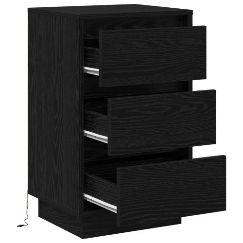 Нощен шкаф Черния дъб 39 x 34,5 x 65 см Инженерно дърво