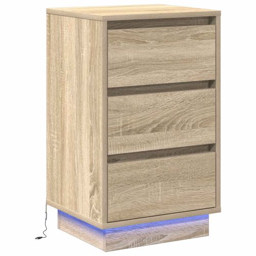 Нощен шкаф Сонома дъб 39 x 34,5 x 65 см Инженерно дърво