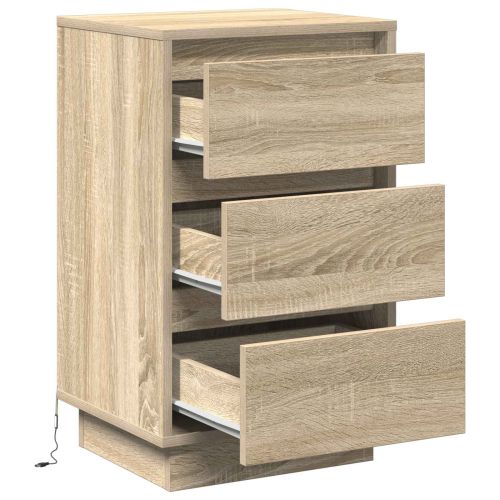 Нощен шкаф Сонома дъб 39 x 34,5 x 65 см Инженерно дърво