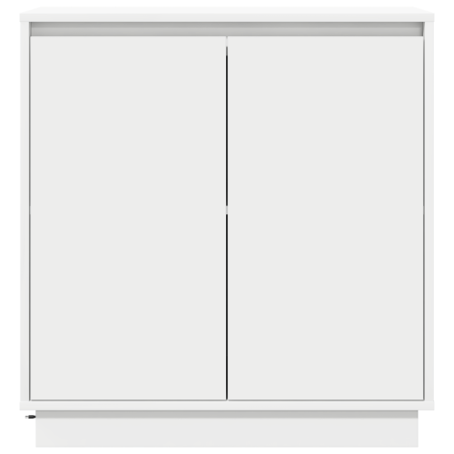 LED конзолна маса за Бяло 71 x 34,5 x 75 см Инженерно дърво