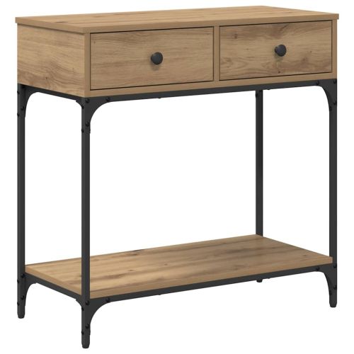 Конзолна маса дъб артизан 75 x 34,5 x 75 см Инженерно дърво
