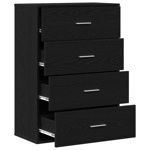 Служебен шкаф Черния дъб 60 x 31 x 84 см Инженерно дърво