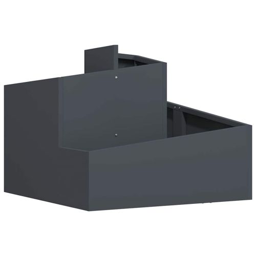 Градинска саксия Антрацит 60 x 60 x 50 см