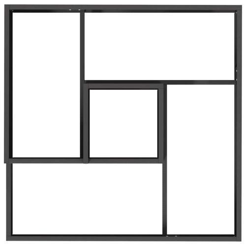 Градинска саксия Черно 80 x 80 x 50 см