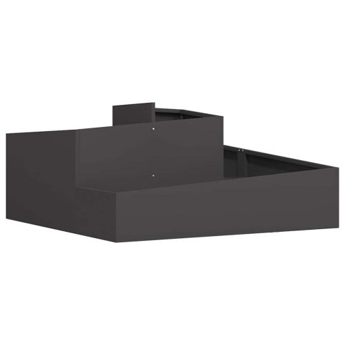 Градинска саксия Черно 100 x 100 x 50 cm