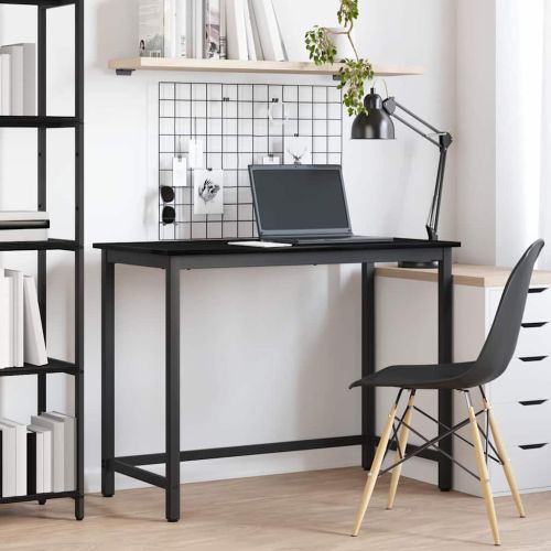 Маса Черния дъб 80 x 50 x 76,5 см Инженерна дървесина и стомана