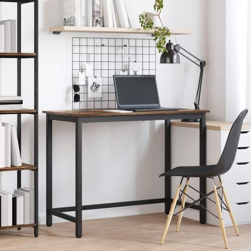 Маса Димян дъб 80 x 50 x 76,5 см Инженерна дървесина и стомана