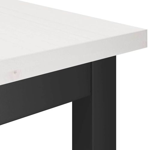 Пейка за хранене 2 pcs Бяло 100 x 32,5 x 49 см