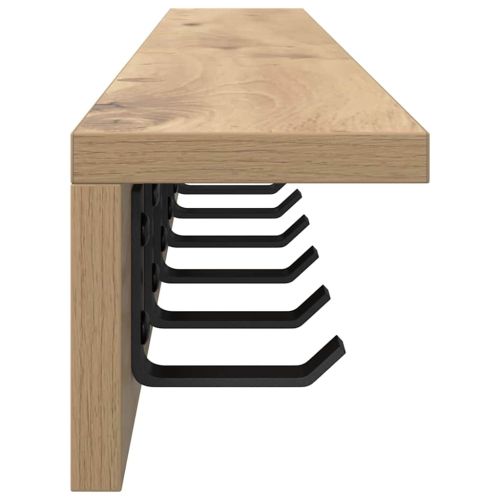 Стенен закачалка за палта Дъб 100 x 10,5 x 10,5 см