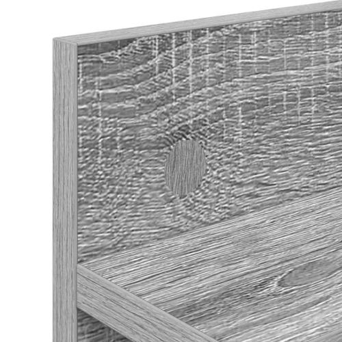 Стенен закачалка за палта Сив Сонома 60 x 10,5 x 18 см