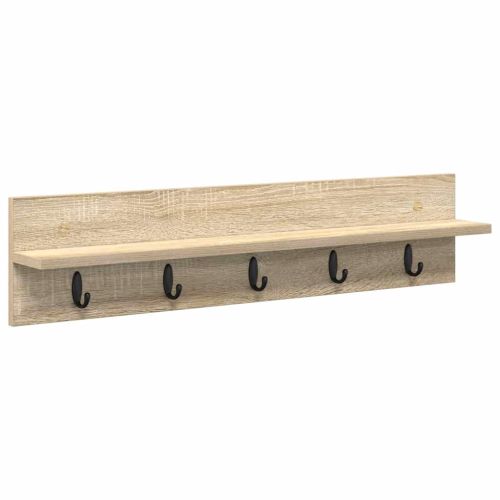 Стенен закачалка за палта Сонома дъб 80 x 10,5 x 18 см