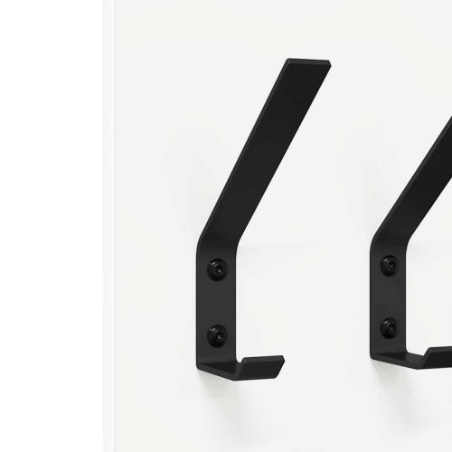 Стенен закачалка за палта със съхранение Бяло 20 x 1,5 x 100 см