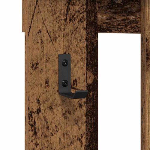 Стенен закачалка за палта Старо дърво 100 x 10 x 100 см