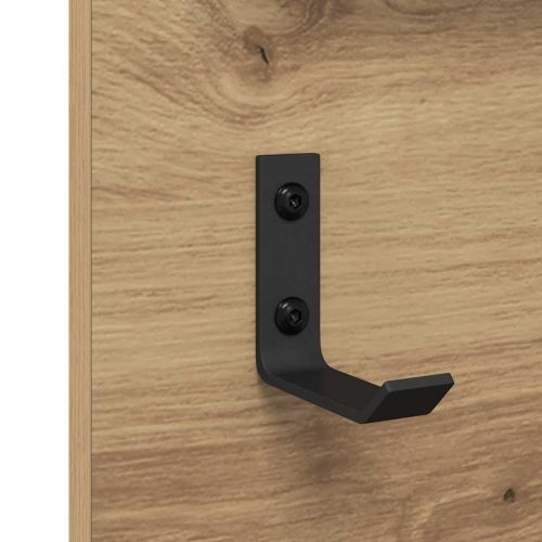 Стенен закачалка за палта Дъб 70 x 10 x 90 см Инженерно дърво