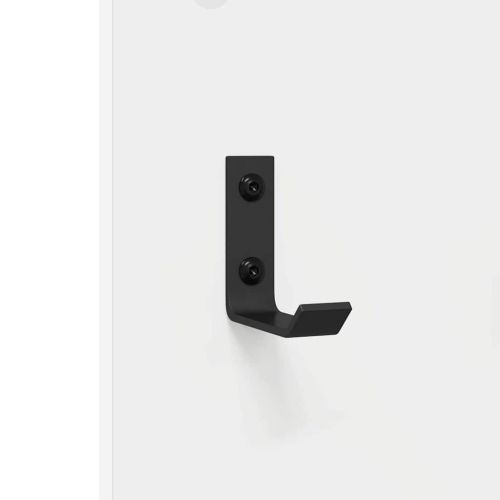 Стенен закачалка за палта Бяло 96 x 1,5 x 90 см Инженерно дърво