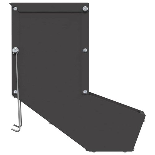 Хранилка за зайци Черно 12,5 x 26 x 28,5 см