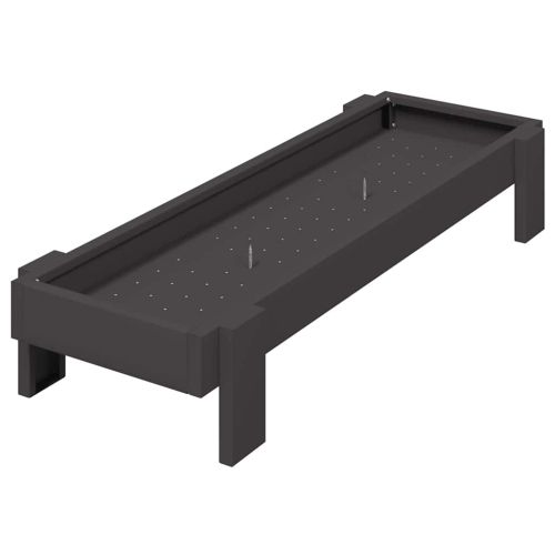 Хранилка за пилета Черно 80 x 28 x 13.5 см