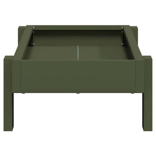 Хранилка за пилета Маслинено зелено 80 x 28 x 13.5 см
