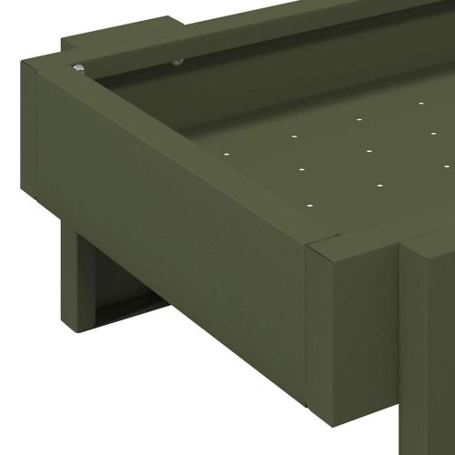 Хранилка за пилета Маслинено зелено 80 x 28 x 13.5 см