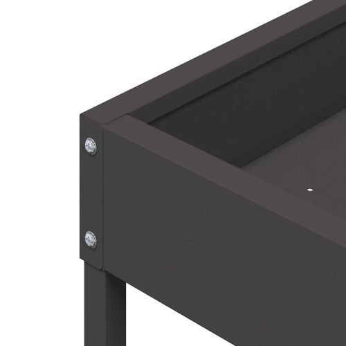 Хранилка за птици Черно 80 x 28 x 13.5 см