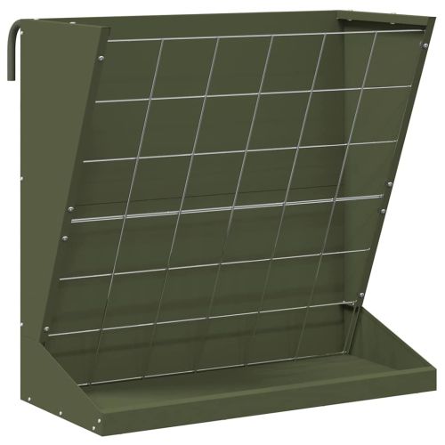 Хранилка за сено Маслинено зелено 71 x 33 x 70 см