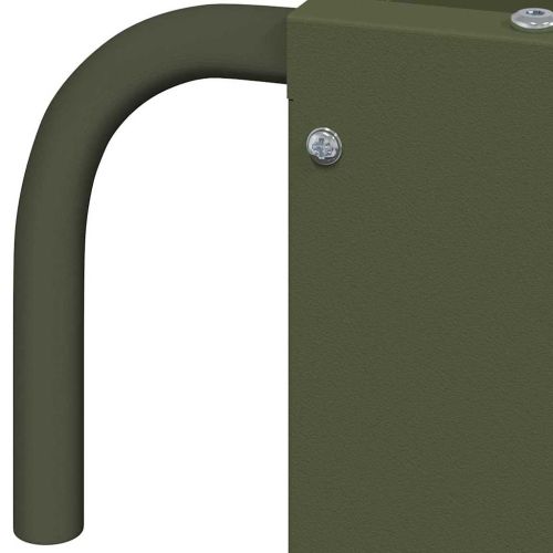 Висяща хранилка за сено Маслинено зелено 61 x 33 x 66 см