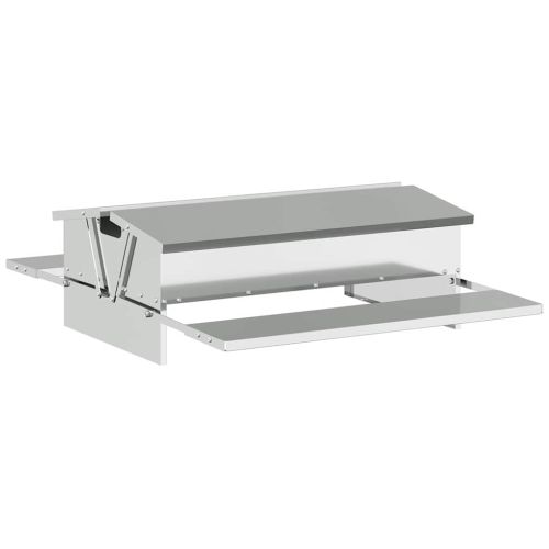 Кокошка Т ределна хранилка Сребрист 75 x 53 x 20,5 см