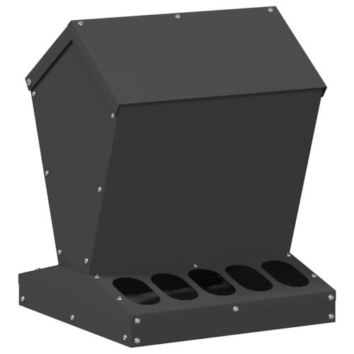 Кокошарник Черно 30 x 30 x 39 см Студено валцована стомана