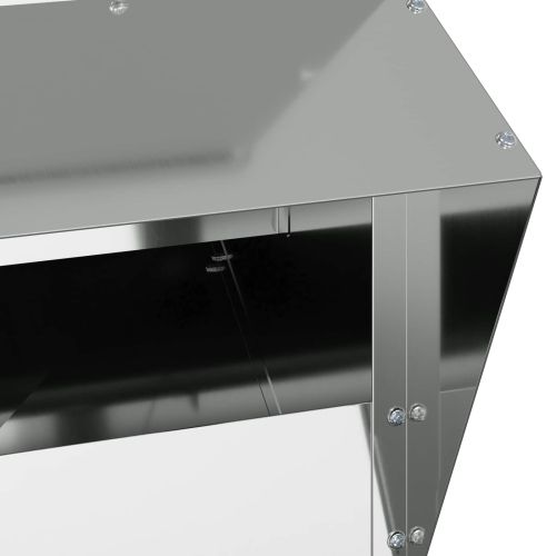 Кокошарник Сребрист 20 x 25 x 35 см Галванизирана стомана